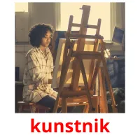 kunstnik picture flashcards