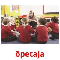 õpetaja picture flashcards