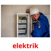 elektrik picture flashcards