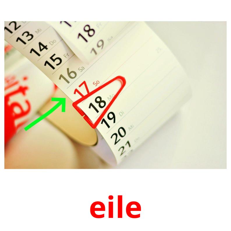 eile picture flashcards