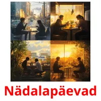 Nädalapäevad cartões com imagens