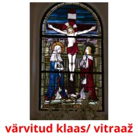 värvitud klaas/ vitraaž cartões com imagens