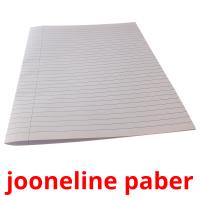 jooneline paber flashcards illustrate
