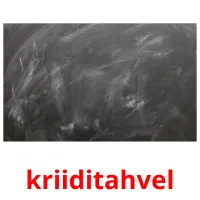 kriiditahvel ansichtkaarten