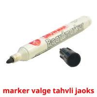 marker valge tahvli jaoks ansichtkaarten