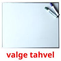 valge tahvel picture flashcards
