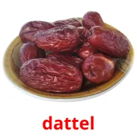 dattel cartões com imagens