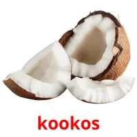 kookos cartões com imagens