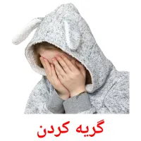 گریه کردن flashcards illustrate