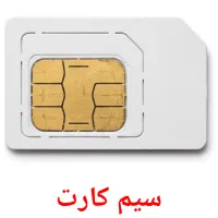سیم کارت flashcards illustrate