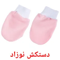 دستکش نوزاد picture flashcards