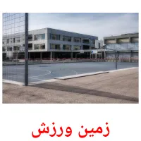 زمین ورزش picture flashcards