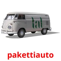 pakettiauto Tarjetas didacticas