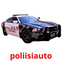 poliisiauto Tarjetas didacticas