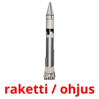 raketti / ohjus Tarjetas didacticas