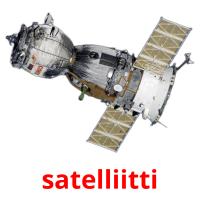 satelliitti flashcards illustrate