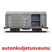 autonkuljetusvaunu ansichtkaarten