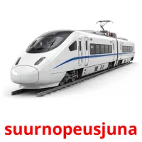 suurnopeusjuna ansichtkaarten