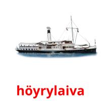 höyrylaiva picture flashcards