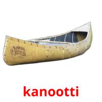 kanootti picture flashcards