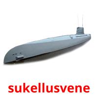 sukellusvene flashcards illustrate