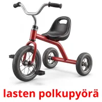 lasten polkupyörä billedkort for børn med billeder