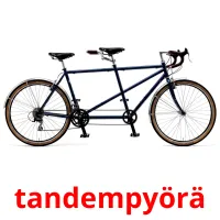 tandempyörä billedkort for børn med billeder