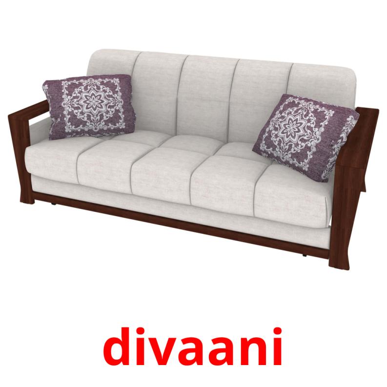 divaani picture flashcards