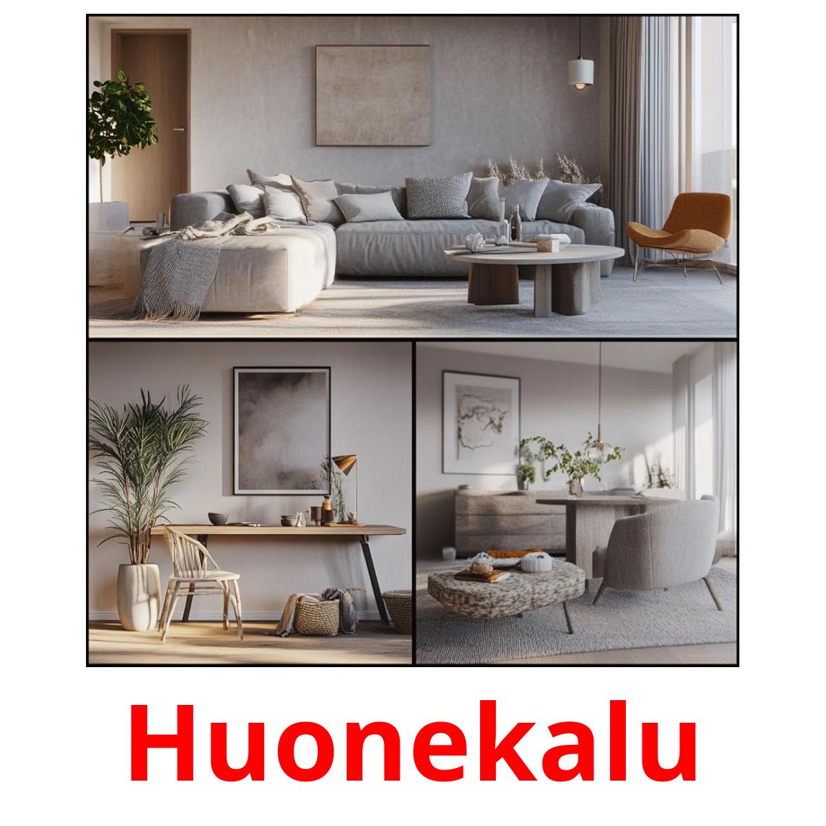 Huonekalu picture flashcards