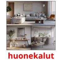 huonekalut kuvakortit