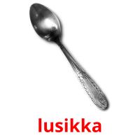 lusikka flashcards illustrate