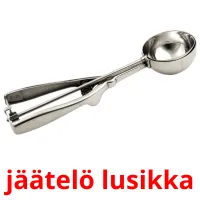 jäätelö lusikka ansichtkaarten