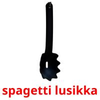 spagetti lusikka picture flashcards