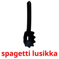 spagetti lusikka ansichtkaarten