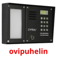 ovipuhelin picture flashcards