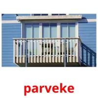 parveke picture flashcards