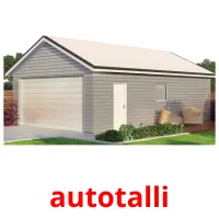 autotalli picture flashcards