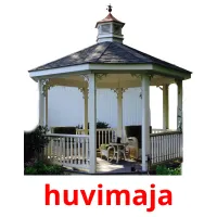 huvimaja picture flashcards