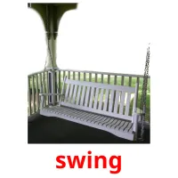 swing picture flashcards