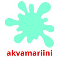 akvamariini flashcards illustrate