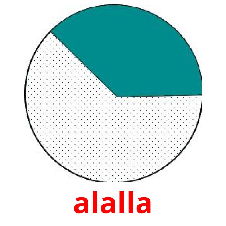 alalla picture flashcards
