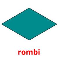 rombi flashcards illustrate