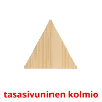 tasasivuninen kolmio ansichtkaarten