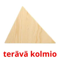 terävä kolmio ansichtkaarten