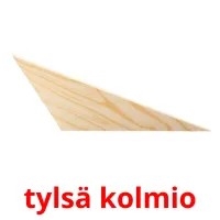 tylsä kolmio ansichtkaarten