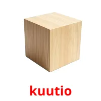 kuutio cartões com imagens