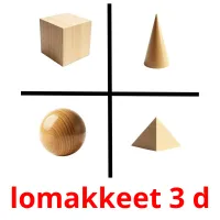 lomakkeet 3 d cartões com imagens