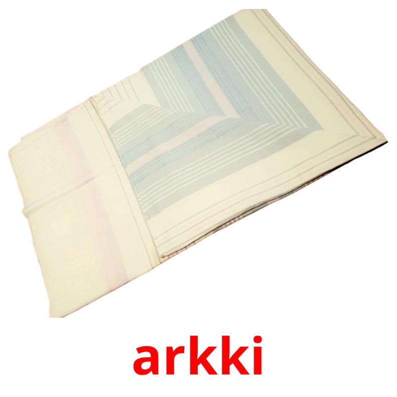 arkki picture flashcards
