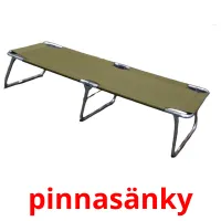 pinnasänky picture flashcards