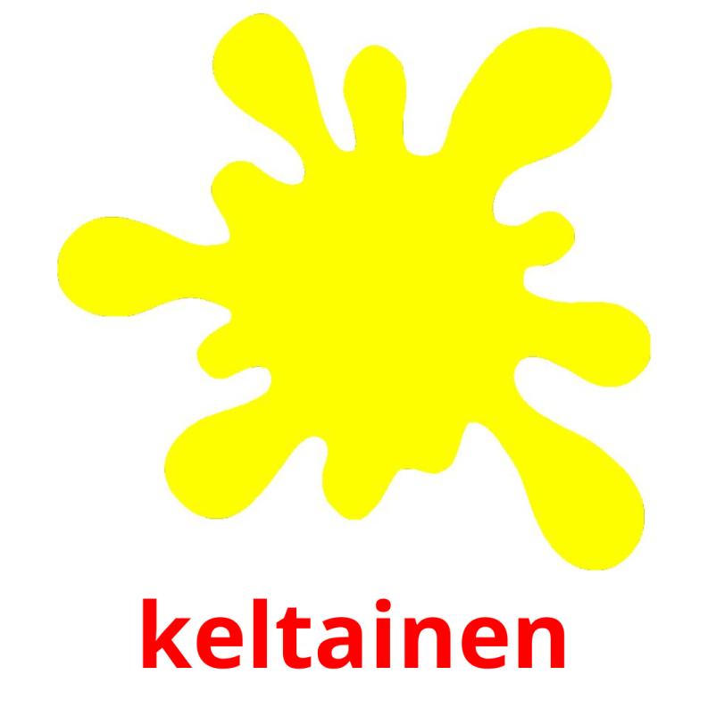 keltainen picture flashcards